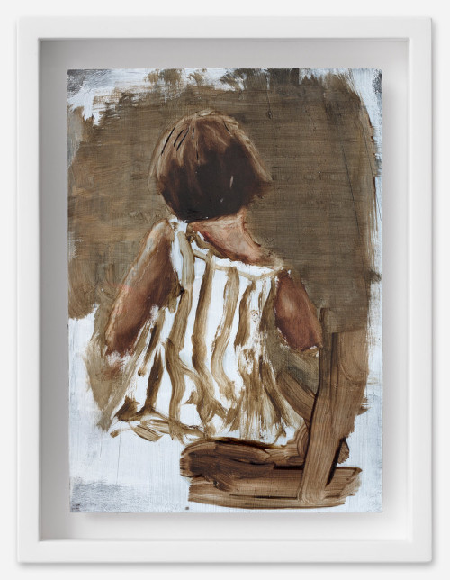 
     <i>Natalia</i>, 
     2021<br />
     Oil on postcard, 
      14,5 x 10,5 cm<br />
     