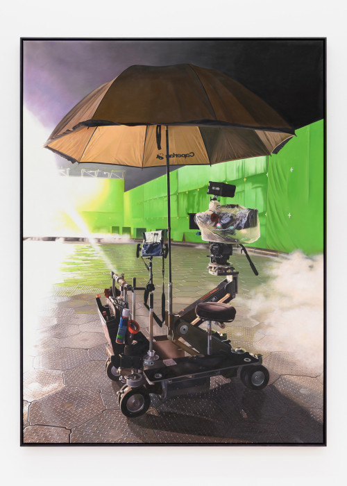 
     <i>More Atmosphere!</i>, 
     2021<br />
     Oil on canvas, 
      200 x 150 cm<br />
     