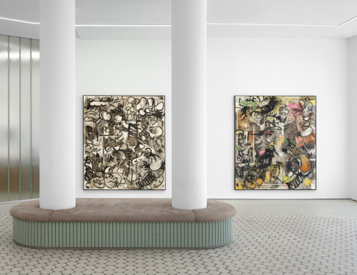 
     <i>Installation view 'Mantis Mannequins' at Wentrup Gallery, Berlin</i>, 
     2020<br />
      
     <br />
     