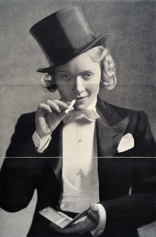 
     <i>Antiquated Gender Dynamic (with cracked egg)</i>, 
     2017<br />
     pencil on paper, 
      170.18 x 130.81 cm<br />
     