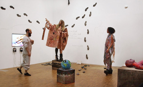 
     <i>Of Scream Of Stone</i>, 
     2016<br />
     Installation “Polyphonies”, Centre Pompidou, Paris, France, 2016, 
     <br />
     videostill