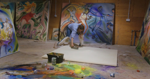 »Sophie von Hellermann inside the Studio«, <br /><br /> 