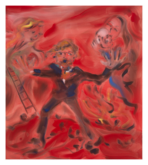 
     <i>Strindberg</i>, 
     2020<br />
     acrylic on canvas, 
      160 x 140 cm<br />
     