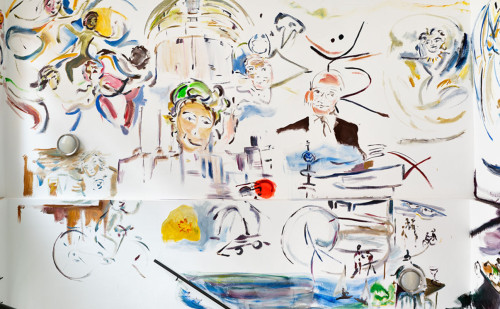 
      
     <br />
     Installation view 'Sophie von Hellermann – Stufen zur Kunst', Kunstverein Hannover, Hanover, Germany, 2017, 
     <br />
     