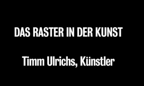 »Timm Ulrichs, interview on the occasion of the exhibtion 'Rasterfahndung' at Kunstmuseum Stuttgart«, 2012<br /><br />