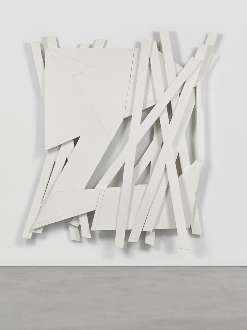 WYATT KAHN<br /><i>Untitled</i>, 2021<br />Linen on linen on panel, 223 x 203 cm<br />