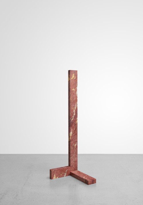 <i>Verstärker 46</i>, 2022<br />Rosso Venezia marble, Edition of 3 + 2 AP, 180 x 51.4 x 57.7 cm<br />
