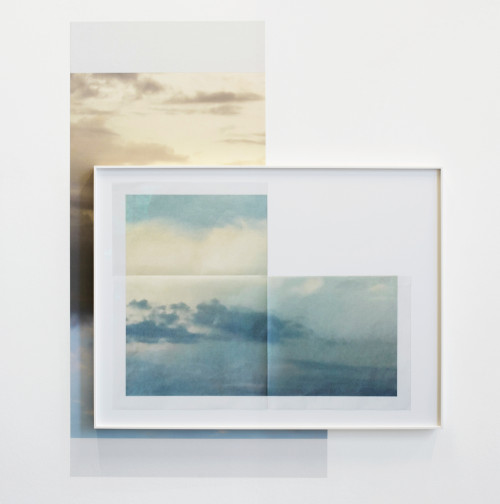 <i>Only 1</i>, 2019/2020<br />Ditone print, framed on wallpaper, 134 x 110 cm<br />Edition 4/4 + 2 AP