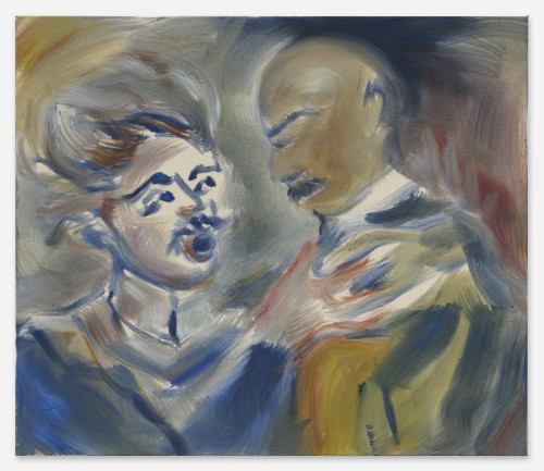 <i>Einstein Advice</i>, 2022<br />Acrylic on canvas, 90 x 105 cm<br />