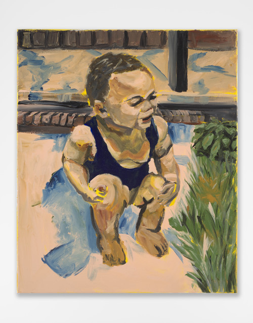 JERRELL GIBBS<br /><i>Warmup</i>, 2020<br />acrylic on canvas, 61 x 51 cm<br />
